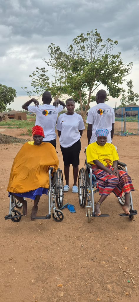 Beneficiaries with Lillah Services wheelchairs