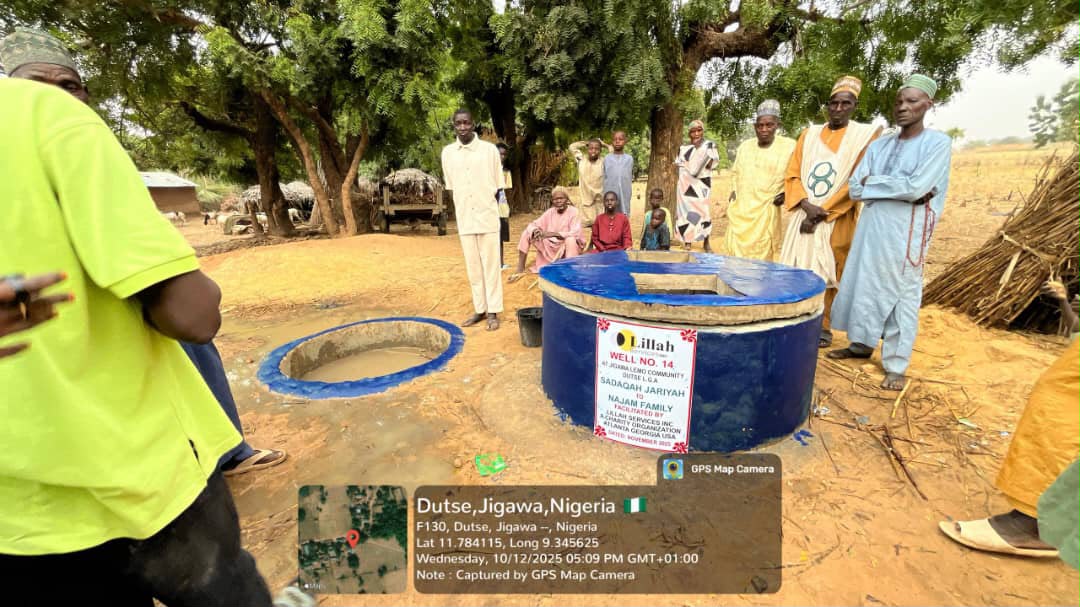 Community gathering at a Lillah well